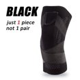 thumbnail image 1 of 1 PCS Sports Compression Knee Pads Support Sleeve Protector Elastic Kneepad Brace Spring Support Volleyball Running Silicone Pad, 1 of 6