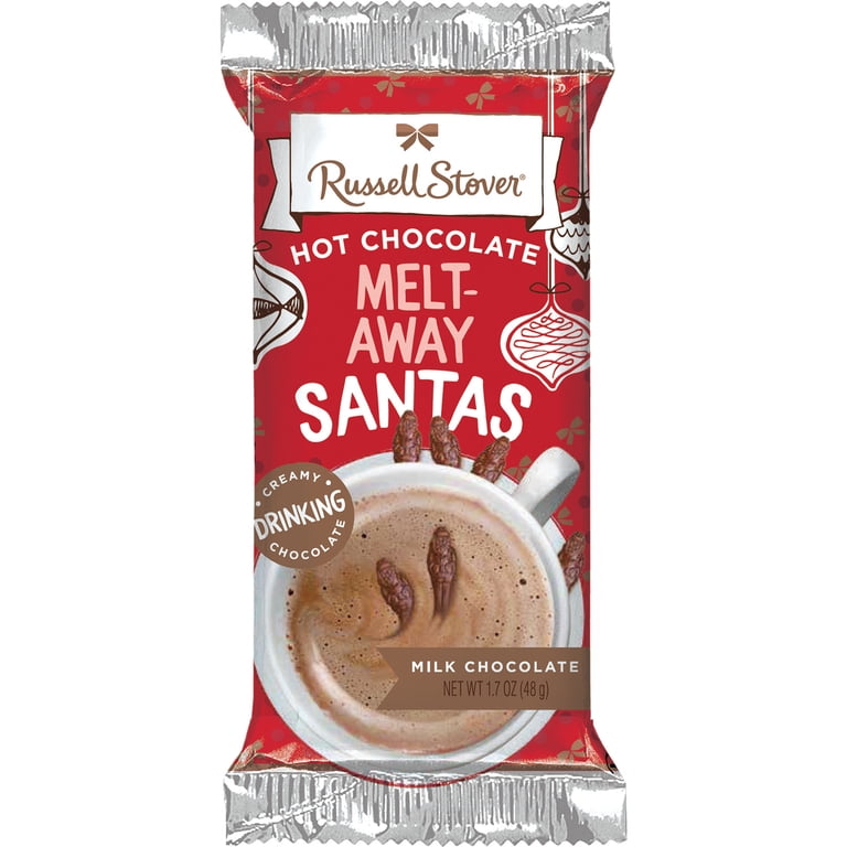 RUSSELL STOVER Christmas Hot Chocolate Melt-Away Milk Chocolate