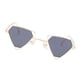 thumbnail image 1 of de sol triangulares marco Punk, para exteriores, Negro grisáceo Colcomx Gafas de sol estilo punk para mujer, 1 of 8