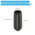 thumbnail image 2 of Uxcell 5MM Vinyl Rubber End Caps, 100 Pack Round Bolt Screw Covers Caps for Metal Tubing Bolts, Black, 2 of 7