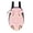 A002- Pink, variant on Pet Carrier Backpack, Small Pet Carrier, Cat Backpack Carrier, Pet Travel Carrier for Small Cats Dogs, Breathable Brown Gingham Canvas Front Pack for Hiking Walking Outdoor