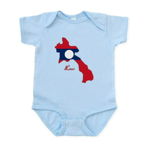 CafePress - Cool Laos Infant Bodysuit - Baby Light Bodysuit, Size Newborn - 24 Months