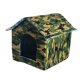 thumbnail image 5 of Billuyoard Casa para Mascotas Plegable Casa para Gatos Sana e higiénica Segura y no tóxica para Actividades al Aire Libre Camuflaje Verde M Camuflaje verde METRO 2Conjunto, 5 of 6