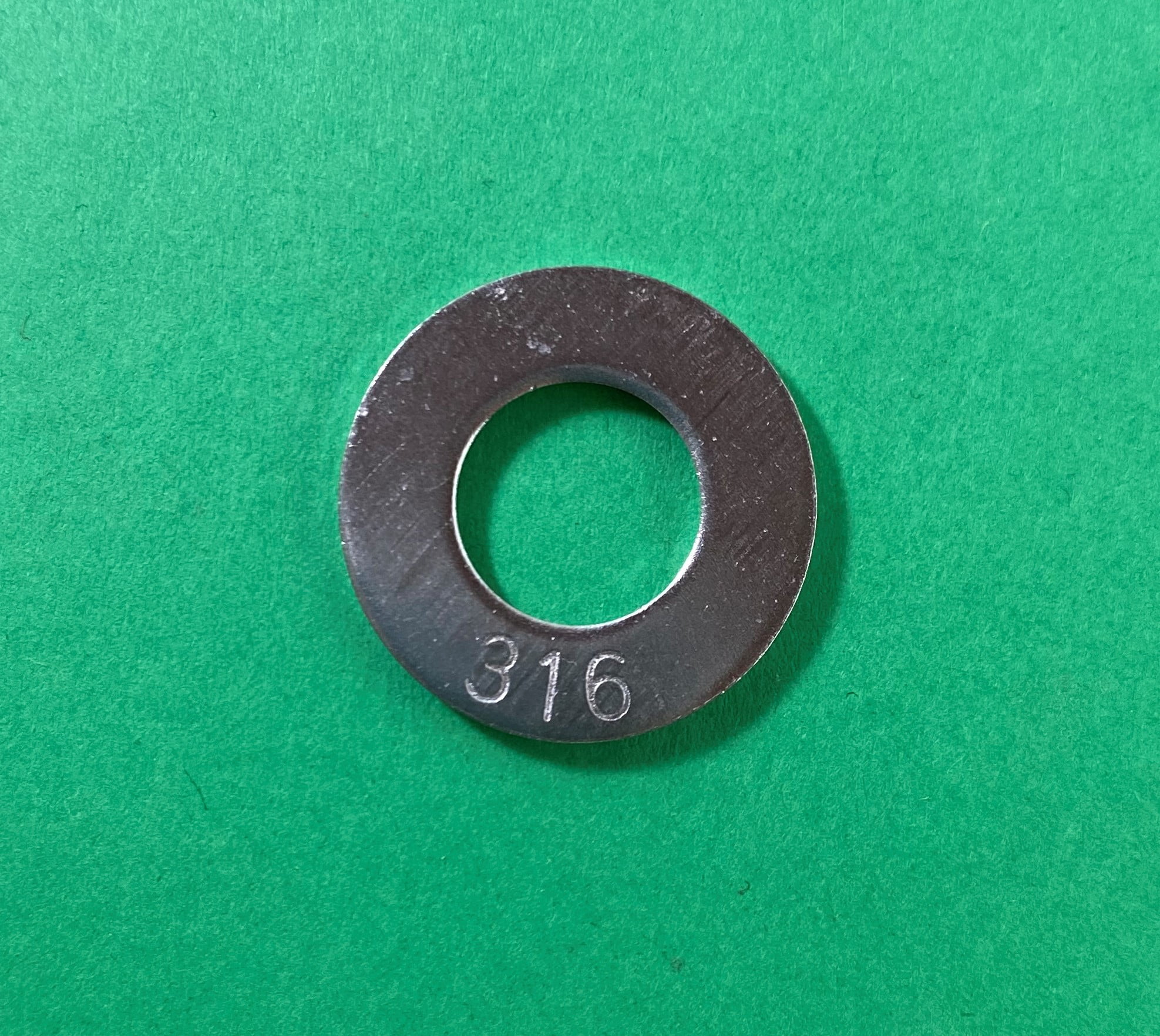 US STAINLESS 100 Pieces Stainless Steel 316 SAE 1/2" Flat Washer OD 1 1/16"