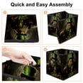 thumbnail image 4 of Saint Patrick's Day Foldable Storage Baskets with Handle, 10.8"x10.5"x10.6", Large Capacity Cube Organizer Storage Cubes, 4 of 6