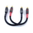 thumbnail image 3 of WJSTN-020 Cable de audio RCA a RCA 1RCA macho a 1RCA macho Convertidor de cable de audio estéreo Cable de audio estéreo digital para subwoofer Cine en casa Audio de alta fidelidad-Doble blindaje-Paque, 3 of 5