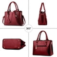 thumbnail image 4 of Purses and Handbags for Women Fashion Messenger Bag Ladies PU Leather Top Handle Satchel Shoulder Tote Bags, 4 of 6