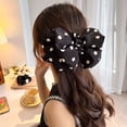 thumbnail image 4 of Pince à Cheveux à Pois à Griffes Imprimé Nœud Double Décor Pince à Cheveux Design à Ressort Prise Forte Dos Tête Griffe Cheveux Accessoires, 4 of 8