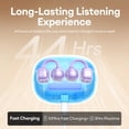 thumbnail image 3 of Auriculares PAXA Clipbuds7 Open Ear inalámbricos Bluetooth 5.4 Púrpura, 3 of 7