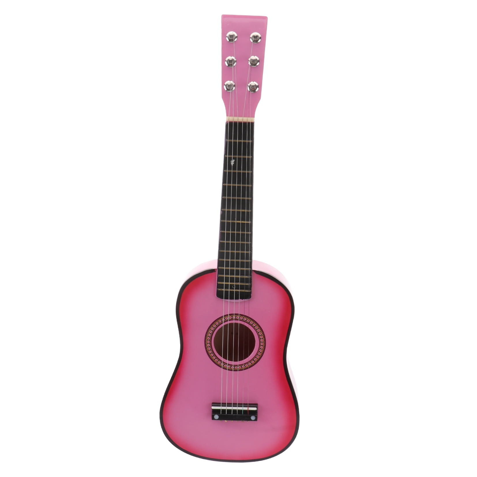 BESTONZON Kids Guitars for Girls Beginners Pink Acoustic Guitar Music Instrument 1Set