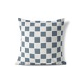 thumbnail image 2 of Checkered Blue Throw Pillow, 2 of 4
