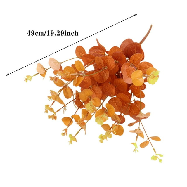 JJKBVCLO Artificial Leaves Branches Fall Faux Fall For Thanksgiving Halloween Wedding Dining Table Centerpieces