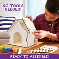 thumbnail image 4 of Made By Me Build & Paint Your Own Pet House Craft Kit, 4 of 7