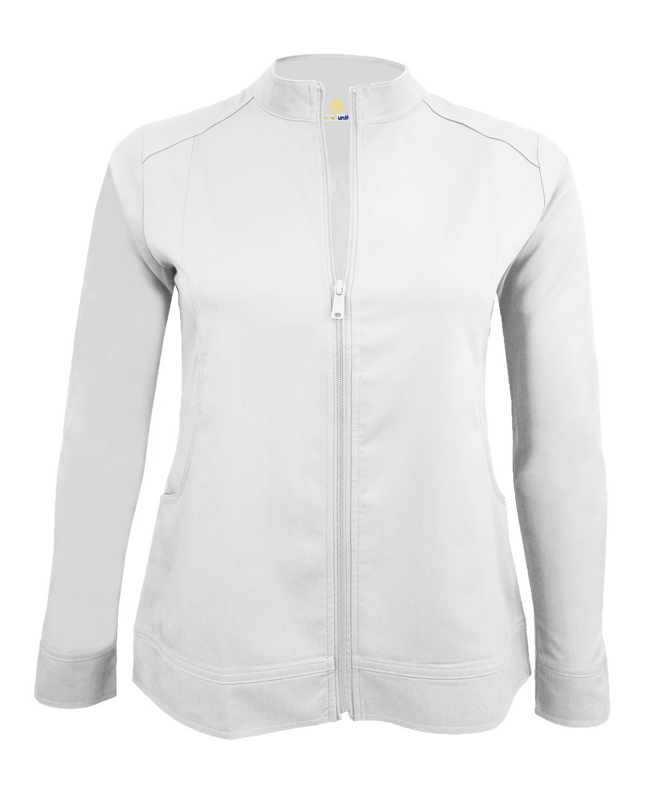 NATURAL UNIFORMS WOMENS SOFT STRETCH SCRUB JACKET AND WARM UP JACKET