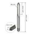 thumbnail image 2 of Unique Bargains 4 Packs M5 x 0.8 H2 High Speed Steel Straight Flutes Metric Machine Screw Thread Taps, 2 of 6