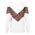thumbnail image 5 of Herrnalise Women's Knitted Crop Tops Women Fashion Leopard Print Comfortable Long Sleeves Sweater Tops Pullover Jumper Sweaters, 5 of 8