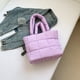 thumbnail image 4 of Likrtyny Bolso Mano Acolchado para Mujer Bolso Hombro Bolso Elegante (púrpura), 4 of 8