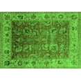 thumbnail image 1 of Ahgly Company Indoor Rectangle Oriental Green Traditional Area Rugs, 2' x 5', 1 of 4