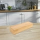 thumbnail image 3 of Caja organizadora de bambú con tapa para utensilios de cocina, 2 unidades, organizador de cubiertos para encimera, cajón y caja de bambú para palillos, 3 of 7