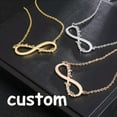 thumbnail image 2 of EOEMY Personalized Custom Infinity Name Necklace Stainless Steel Heart Necklace-Please Leave Message To Us-Rose Gold-B11, 2 of 9