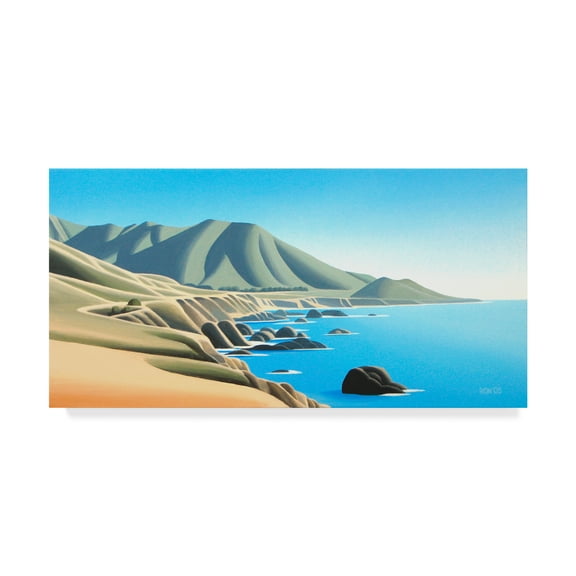 Trademark Fine Art 'California Coast' Canvas Art by Ron Parker