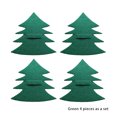 thumbnail image 4 of Toystoory 4 unidades/juego de vajilla para árbol de Navidad, soporte de almacenamiento, bolsa para cubiertos, decoración, dinero en efectivo, tenedor, Kits de decoración para fiestas Verde Toystoory HA068283-02B, 4 of 6