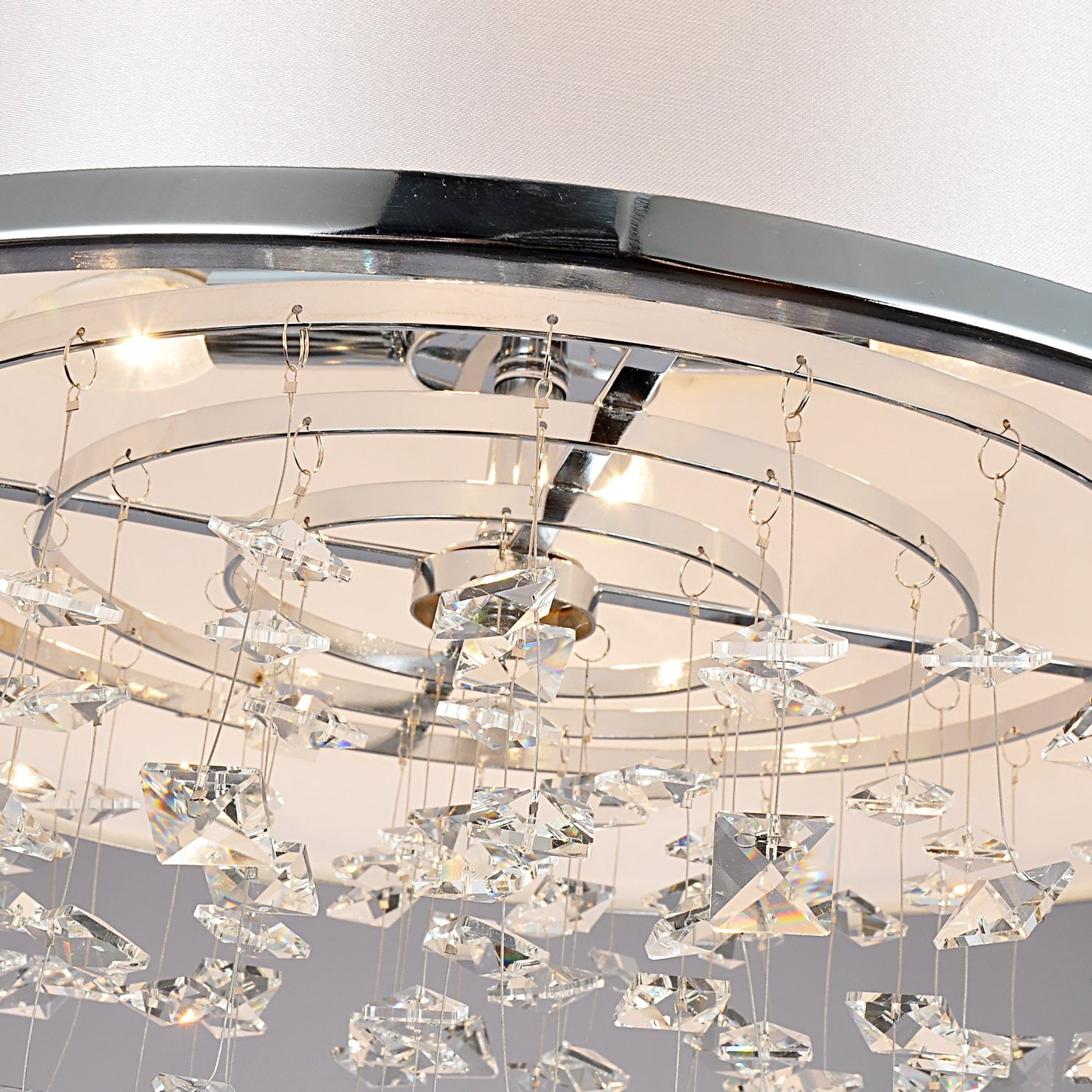 Simple and elegant 4-head crystal room chandelier