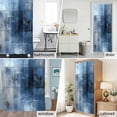 thumbnail image 6 of Blue Black Abstract Modern Art Painting Fabric Shower Curtain Blue Gray White Washable Shower Curtains for Bathroom, Waterproof Bath Curtain with Hooks Home Decor 72x72in, 6 of 8