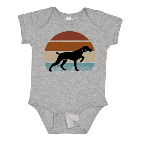 

Inktastic Hunting Dog Retro Sunset Gift Baby Boy or Baby Girl Bodysuit