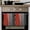 Black Red, variant on Red Black Ombre Kitchen Towels Set of 2, Water Absorbent Dish Towel, Vintage Farmhouse Wooden Decorative Hand Towels - Quick Drying Cloth for Cooking Baking, 18x28 Inch