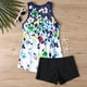 thumbnail image 4 of Traje de baño para mujer, traje de baño conservador dividido con estampado grande para mujer, traje de baño dividido, trajes de baño para mujer, 4 of 5