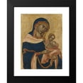 thumbnail image 2 of Master of the Sterbini Diptych 14x18 Black Modern Framed Museum Art Print Titled - The Madonna and Child (14th Century), 2 of 5