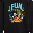 thumbnail image 3 of Disney Jr - Fun Starts Here Mickey Pluto - Toddler & Youth Long Sleeve Graphic T-Shirt, 3 of 5