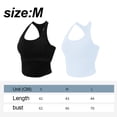 thumbnail image 2 of Sujetador deportivo para mujer, 2 uds., almohadilla extraíble para el pecho, Tops cortos de entrenamiento para Yoga, gimnasio, Fitness, Top Zhivalor BST3006884-2, 2 of 5
