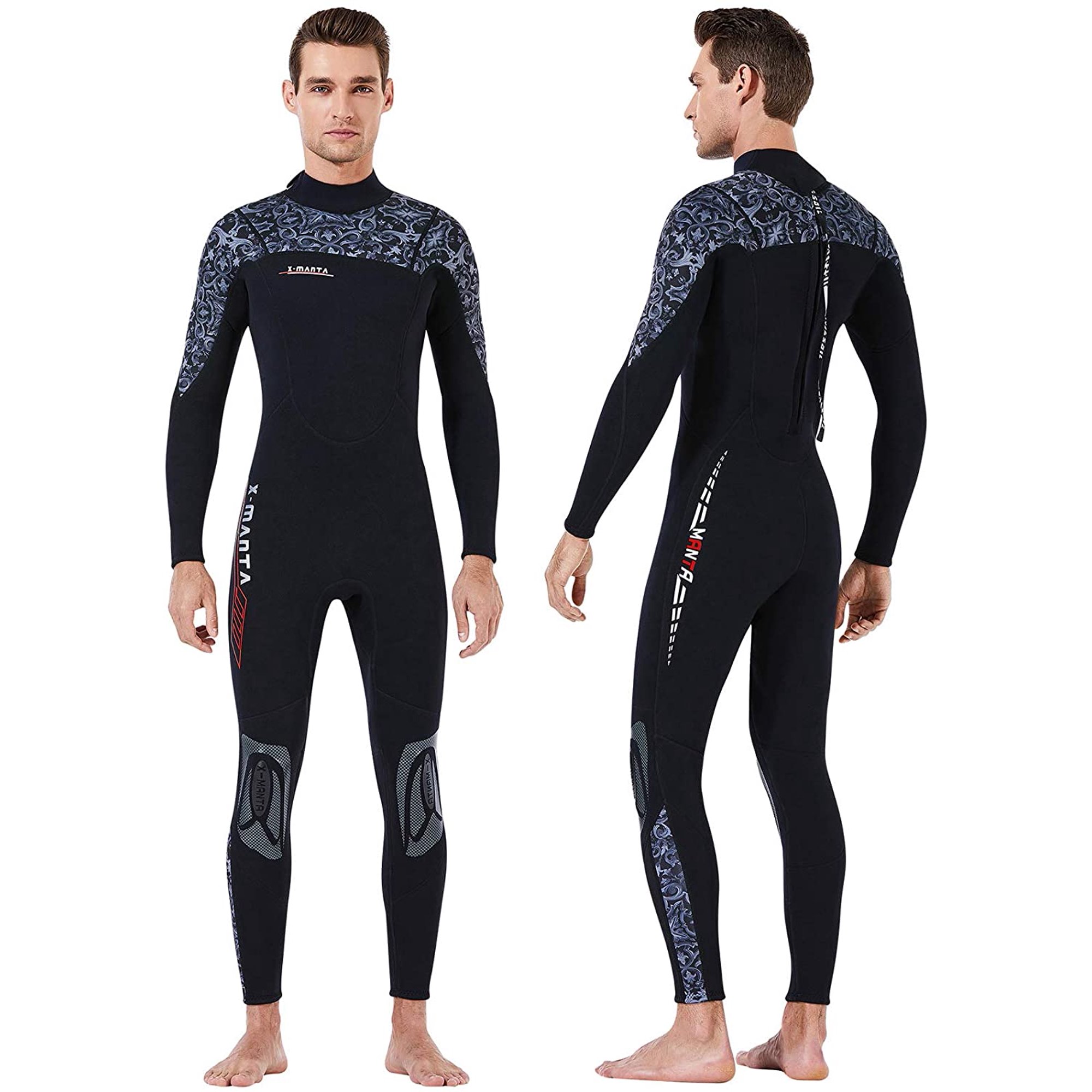 Combinaison Néoprène 3 Mm 2 Pièces Homme - Plongée, Surf, Snorkeling - Stretch Et Anti-UV