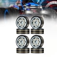 thumbnail image 1 of Rueda de neumático, llanta de Metal, cubo de coche teledirigido, pieza de repuesto, cubo de rueda, ruedas de contrapeso de latón para reemplazos de titanio, 1 of 8