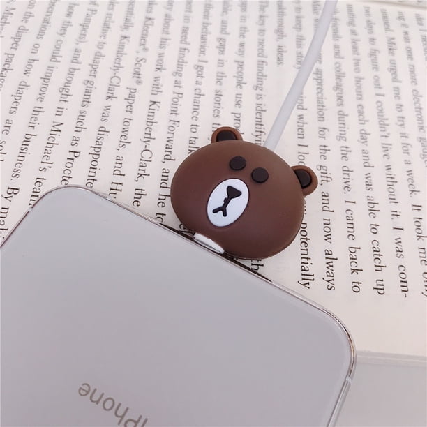 Apple Android Cable De Datos De Protección De Caso Protector De Dibujos Animados Anti-Rotura Lindo Dispositivo De Mordida Gao Jiahui unisex