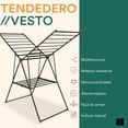 thumbnail image 2 of Tendedero Plegable Mubson Vesto Negro, 2 of 5