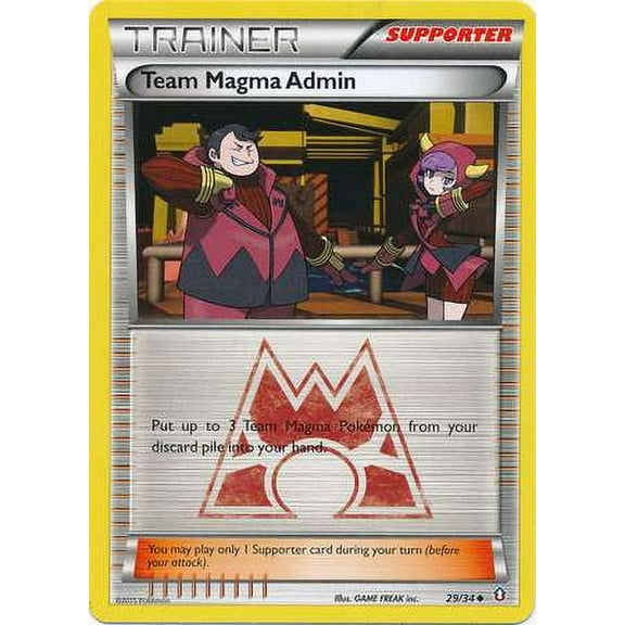 Pokemon Double Cris Team Magma Admin #29