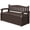 Brown, variant on Vineego 82 Gallon Storage Patio Bench and Deck Box Organization Storage Combi for Patio, Garden