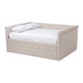 thumbnail image 1 of Baxton Studio Amaya Tufted Full Daybed in Light Beige, 1 of 8
