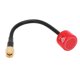 thumbnail image 1 of Antena 2.5Dbi, Conector SMA De Aguja Interna Fácil De Doblar, Antena RHCP De Eficiencia De Radiación Del 98%, Material ABS Para Dron RC FPV Cergrey Rojo, 1 of 8