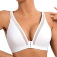 thumbnail image 2 of Bixock Jelly Front Closure Bras for Women Wireless Push Up Bra Seamless Padded Comfortable Supportive Everyday Bra, 2 of 6