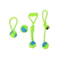 thumbnail image 2 of Juguete de cuerda para perros, masticadores agresivos, juguete para masticar, duradero, resistente al desgaste, nudo de bola Molar, cuerda, juguete Verde Fernando Nudo de cuerda para masticar, 2 of 8