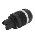 thumbnail image 3 of Pure Copper Power Plug, Light Transmission Rate  Conductivity IEC Audio Power Plug Exquisite Electroplating Wear Resistance  for Video Appliances F100R female, 3 of 7