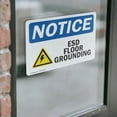 thumbnail image 4 of (2 Pack) ESD Floor Grounding Sign, 4 of 7