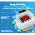 thumbnail image 6 of Lofaho 3-in-1 Magic Vacuum Sealer Machine for Food Storage Air-Top & Hose Handheld Vacuum Sealer Include 10 Sealing Bags, 10 Containers (Two Sizes x 5ea), Top Film (1ea), EPL Film (1ea), 6 of 6