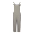 thumbnail image 5 of SDNall Jumpsuits for Women Fashion Solid Color Large Size Literary Straps Casual Trousers Jumpsuit Womens Romper Sizes:XL-5XL, 5 of 9