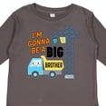 thumbnail image 4 of Inktastic Im Gonna Be a Big Brother- Truck and Crane Boys Long Sleeve Toddler T-Shirt, 4 of 5