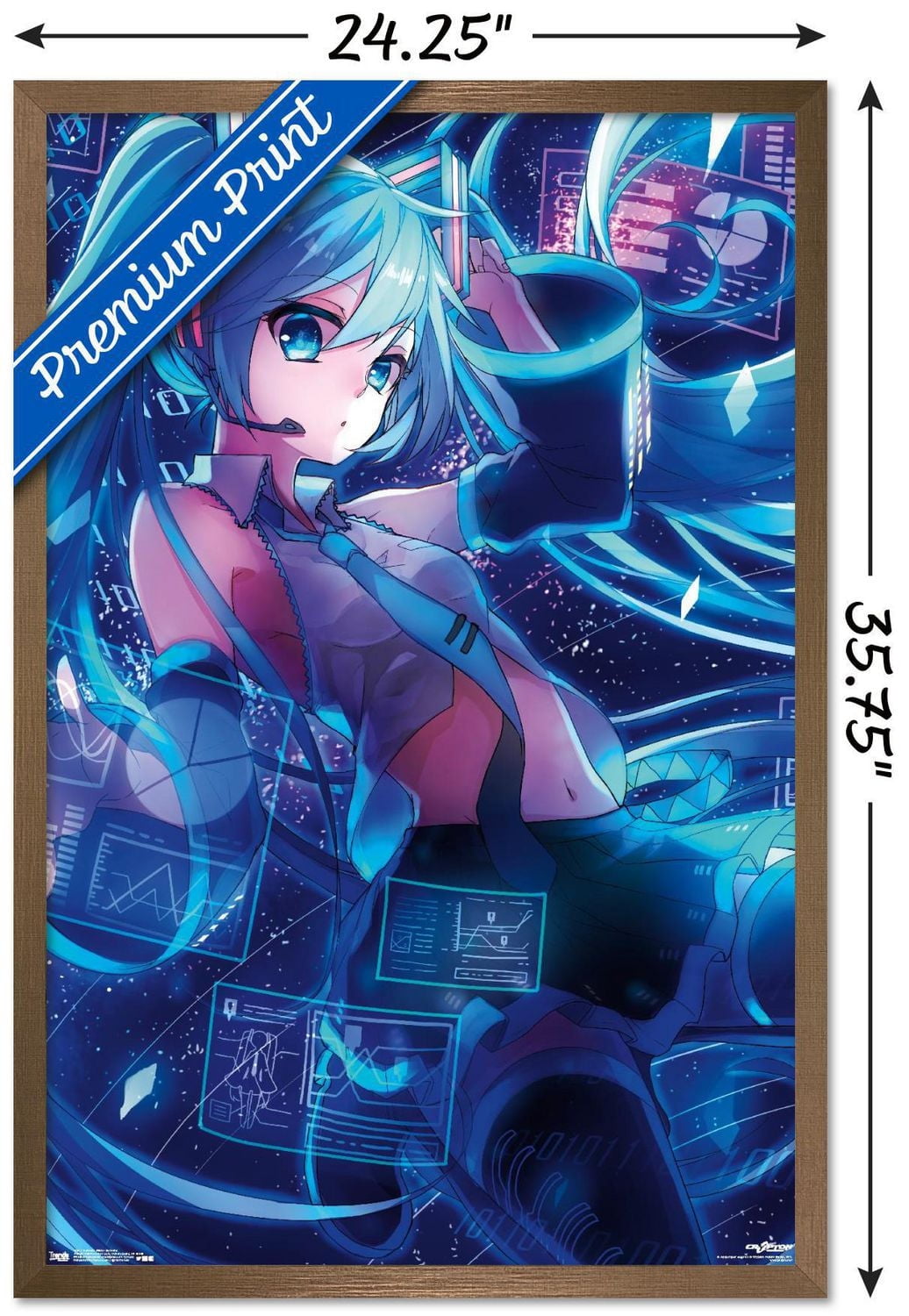 Hatsune Miku - Screens Wall Poster